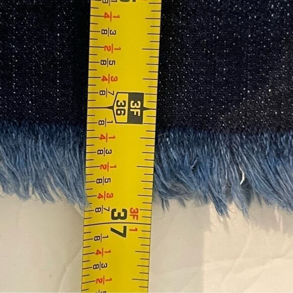 CAbi Low Rise Factory Distressed Slim Boyfriend Boho Blue Jeans Size 2 - Picture 12 of 12